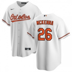 Men Baltimore Orioles 26 Ryan McKenna White Cool Base Stitched Jersey