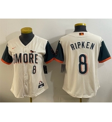 Women Baltimore Orioles 8 Cal Ripken Jr Natural 2026 City Connect Stadium Stitched Baseball Jersey Women Baltimore Orioles 8 Cal Ripken Jr Natural 2026 City Connect Stadium Stitched Baseball Jersey