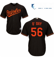 Youth Majestic Baltimore Orioles 56 Darren ODay Replica Black Alternate Cool Base MLB Jersey