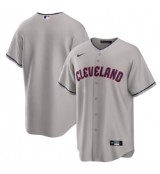 Men Cleveland Guardians Gray Cool Base Stitched Baseball Jersey