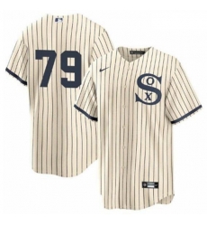 Men White Sox 79 Jose Abreu Cream 2021 Field Of Dreams Cool Base Jersey