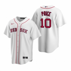 Mens Nike Boston Red Sox 10 David Price White Home Stitched Baseball Jerse