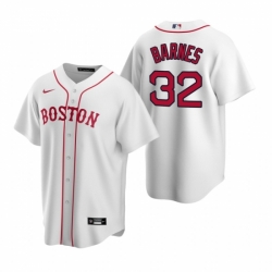 Mens Nike Boston Red Sox 32 Matt Barnes White Alternate Stitched Baseball Jersey