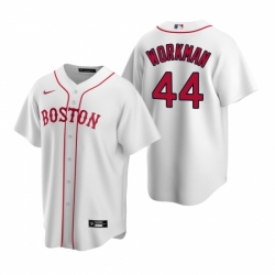 Mens Nike Boston Red Sox 44 Brandon Workman White Alternate Stitched Baseball Jersey