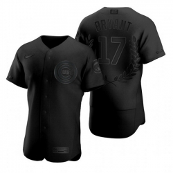 Cubs 17 Kris Bryant Black Nike Flexbase Fashion Jersey