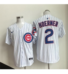 Men Chicago Cubs 2 Alex Bregman White Cool Base Stitched Baseball Jersey Men Chicago Cubs 2 Alex Bregman White Cool Base Stitched Baseball Jersey