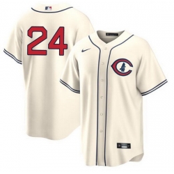 Men Chicago Cubs 24 Cody Bellinger Cream Field Of Dreams Cool Base Stitched Baseball Jersey