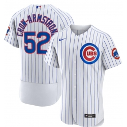 Men Chicago Cubs #52 Pete Crow-Armstrong White Nike Stitched MLB jersey
