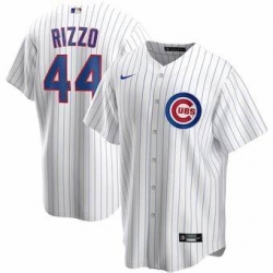 Men Nike Cubs 44 Anthony Rizzo White Cool Base MLB Stitched Jersey