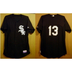 Men Chicago White Sox #13 No Name Black Stitched MLB Jersey