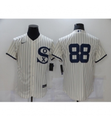 Men Chicago White Sox 88 Luis Robert Cream Elite 2021 Field of Dreams Jersey