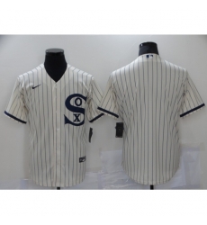 Men Chicago White Sox Blank Cream 2021 Field of Dreams Jersey