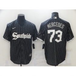 Men's Chicago White Sox #73 Yermin Mercedes Nike Black City Player Mlb Jersey