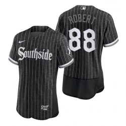 Men's Chicago White Sox Southside Luis Robert 2021 City Connect Jersey