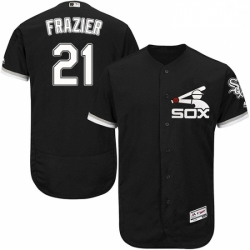 Mens Majestic Chicago White Sox 53 Welington Castillo Black Alternate Flex Base Authentic Collection 2018 World Series Jersey