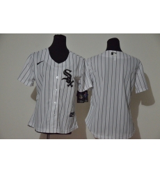 Women White Sox Blank White Women Cool Base Jersey