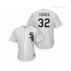 Youth Chicago White Sox 32 Preston Tucker Replica White Home Cool Base Baseball Jersey 