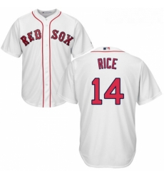 Youth Majestic Boston Red Sox 14 Jim Rice Replica White Home Cool Base MLB Jersey