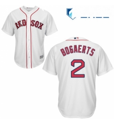 Youth Majestic Boston Red Sox 2 Xander Bogaerts Replica White Home Cool Base MLB Jersey