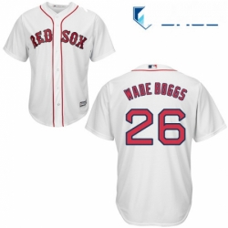 Youth Majestic Boston Red Sox 26 Wade Boggs Authentic White Home Cool Base MLB Jersey