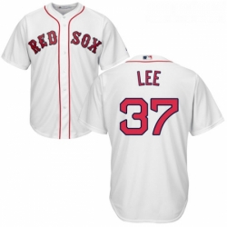 Youth Majestic Boston Red Sox 37 Bill Lee Replica White Home Cool Base MLB Jersey