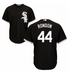 Youth Majestic Chicago White Sox 44 Bruce Rondon Replica Black Alternate Home Cool Base MLB Jersey 