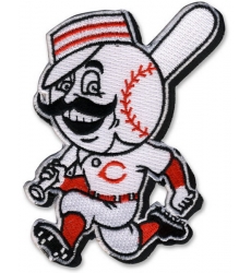 Men Cincinnati Reds Running Man Patch Biaog