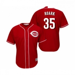 Youth Cincinnati Reds 35 Tanner Roark Replica Red Alternate Cool Base Baseball Jersey 