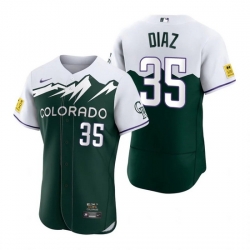Men Nike Nike Colorado Rockies #35 Elias Diaz City Connect Stitched Flex Base Baseball Jersey