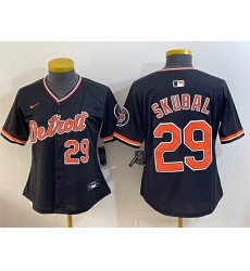 Youth Detroit Tigers 29 Tarik Skubal Black 2026 Alternate Vapor Premier Limited Stitched Baseball Jersey Youth Detroit Tigers 29 Tarik Skubal Black 2026 Alternate Vapor Premier Limited Stitched Baseball Jersey