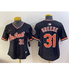 Youth Detroit Tigers  31 Riley Greene Black 2026 Alternate Vapor Premier Limited Stitched Baseball Jersey