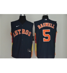 Astros 5 Jeff Bagwell Navy Nike Cool Base Sleeveless Jersey