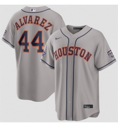 Men Houston Astros 44 Yordan Alvarez Gray 2026 All Star Game USA 250 Patch Stitched Baseball Jersey Men Houston Astros 44 Yordan Alvarez Gray 2026 All Star Game USA 250 Patch Stitched Baseball Jersey