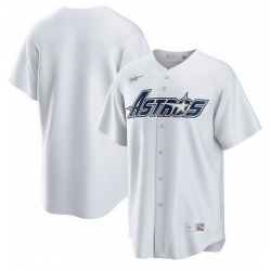 Men Houston Astros White Gold Star Cooperstown Stitched jersey