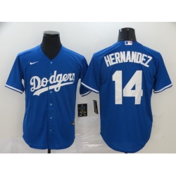 Dodgers 14 Enrique Hernandez Royal 2020 Nike Cool Base Jersey