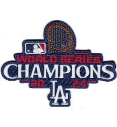 Men 2024 MLB World Series Champions Patch Biaog