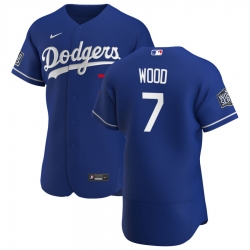 Men Los Angeles Dodgers 7 Julio Urias Men Nike Royal Alternate 2020 World Series Bound Flex Base Player MLB Jersey