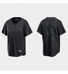 Men Los Angeles Dodgers Active Player Custom Black Pitch Black Fashion Replica Stitched Jersey