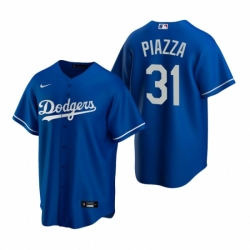 Mens Nike Los Angeles Dodgers 31 Mike Piazza Royal Alternate Stitched Baseball Jerse