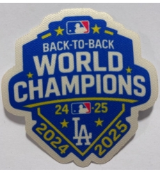 Dodgers Blue Back To Back World Champions Patch Biaog Dodgers Blue Back To Back World Champions Patch Biaog