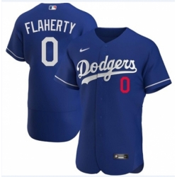 Youth Los Angeles Dodgers #0 Jack Flaherty Blue Flex Base Stitched MLB Jersey