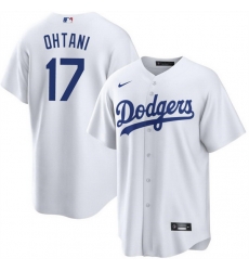 Youth Los Angeles Dodgers 17 Shohei Ohtani White Cool Base Stitched Jersey