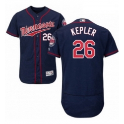 Mens Majestic Minnesota Twins 26 Max Kepler Navy Blue Flexbase Authentic Collection MLB Jersey