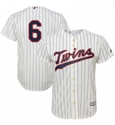 Youth Majestic Minnesota Twins 6 Tony Oliva Replica Cream Alternate Cool Base MLB Jersey