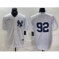 Men New York Yankees 92 Matt Krook White Cool Base Stitched Baseball Jersey