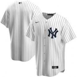 Men New York Yankees Nike White Blank Jersey