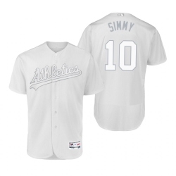 Oakland Athletics Marcus Semien Simmy White 2019 Players Weekend MLB Jersey