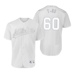 Oakland Athletics Tanner Roark T-Ro White 2019 Players Weekend MLB Jersey