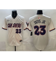 Men San Diego Padres  Fernando Tatis Jr  Cream 2026 City Connect Stadium Stitched Baseball Jersey