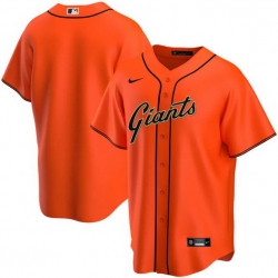 Men San Francisco Giants Nike Orange Blank Jersey